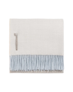Load image into Gallery viewer, Alpaca Throw, Herringbone Arctic
