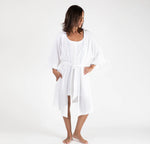 Load image into Gallery viewer, LIZA POINTELLE COTTON ROBE
