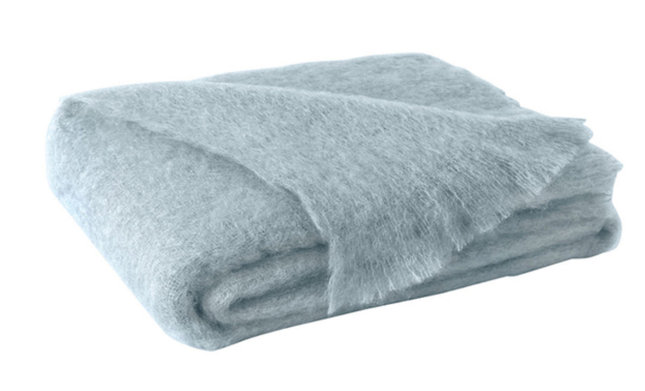 Brushed Mohair Blanket