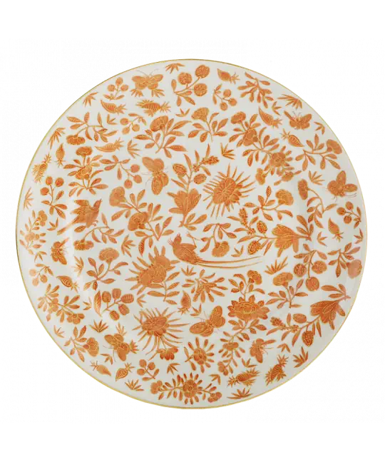 Sacred Bird and Butterfly Dinner Plate