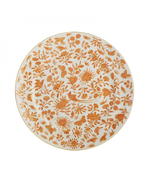 Load image into Gallery viewer, Sacred Bird and Butterfly Dessert Plate, Orange
