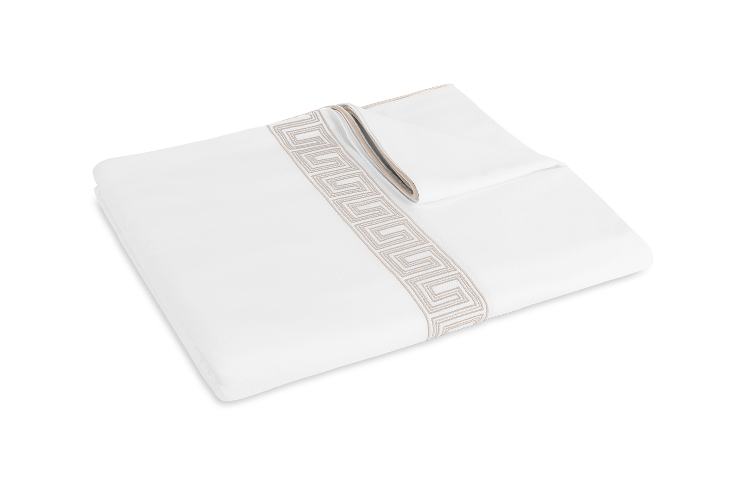 Matouk Ophelia Pique Coverlet, Dune