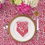 Load image into Gallery viewer, Crimson Blossom Napkin, Set of 4

