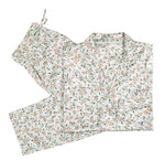 Load image into Gallery viewer, Lenora Birdie Satin Floral Long Pajamas
