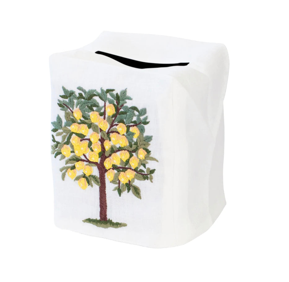 Lemon Tree Tissue Box Cover