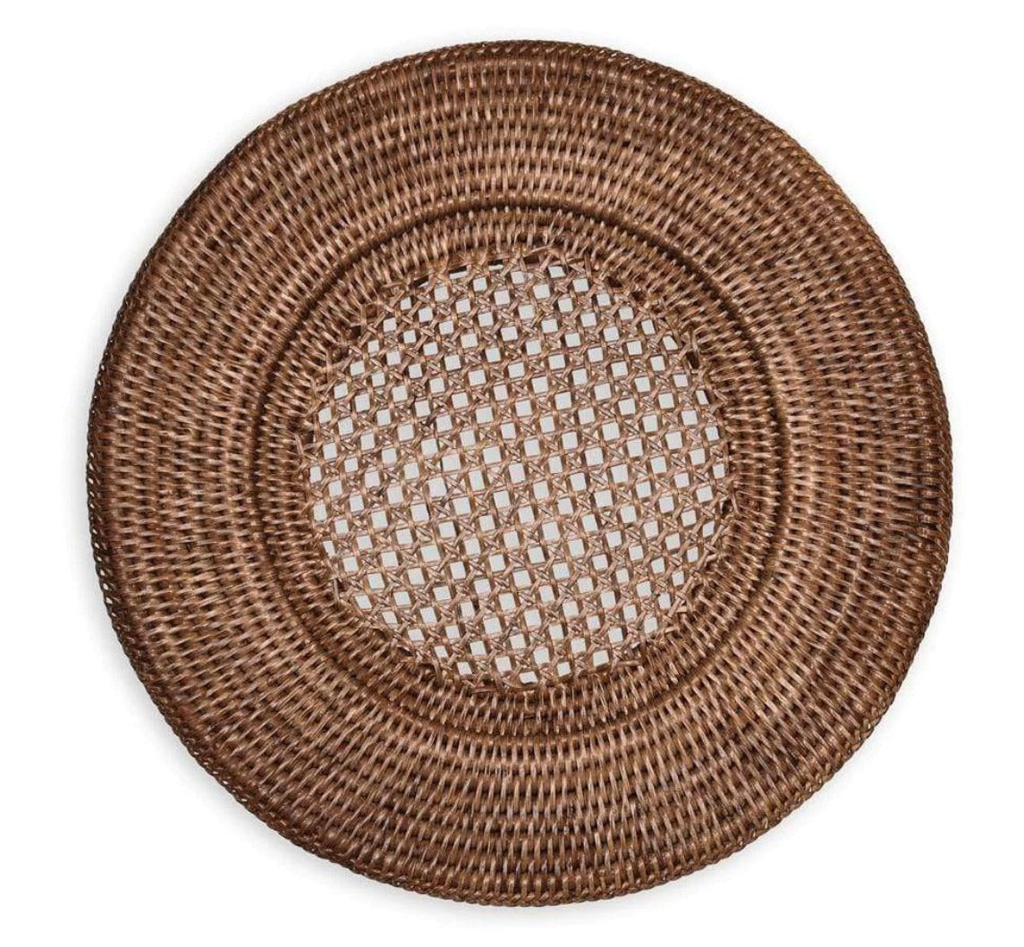 Rattan Round Plate Charger
