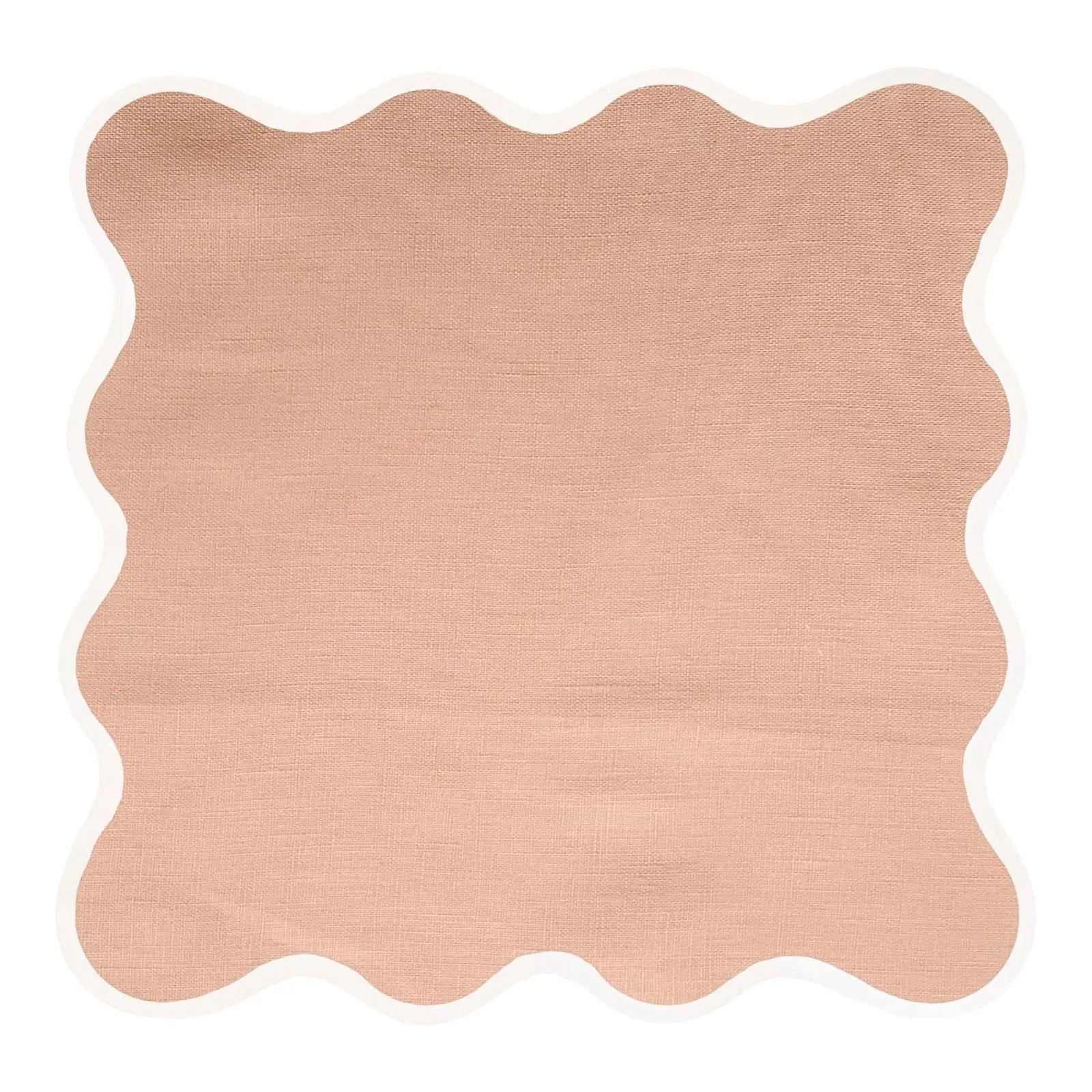 Square Scalloped Placemat, Set of 4