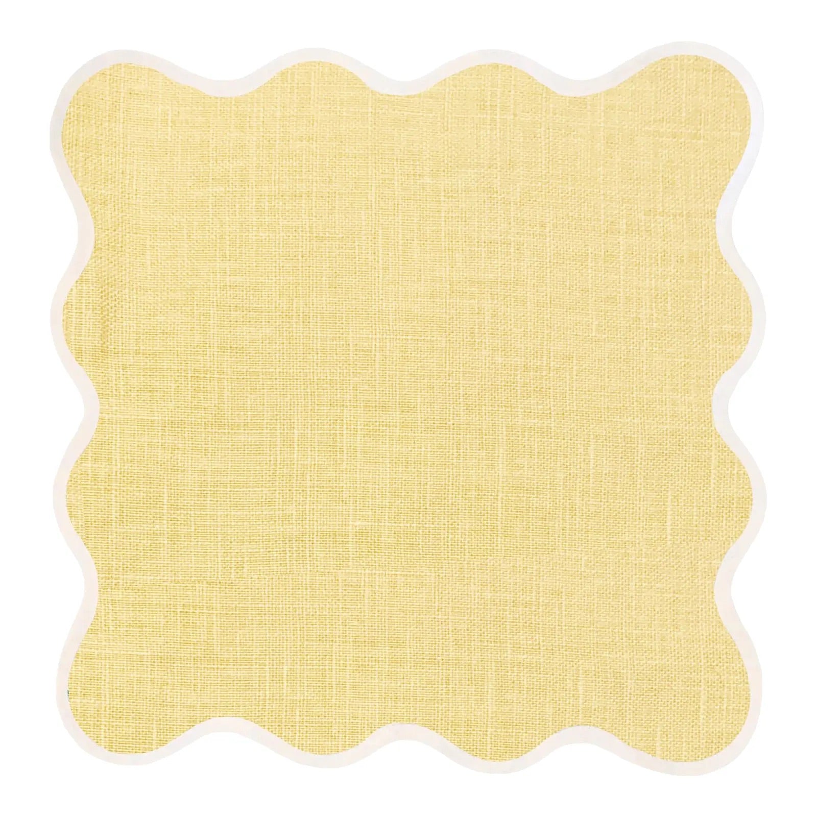 Square Scalloped Placemat, Set of 4