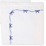 Load image into Gallery viewer, Ribbon Embroidered Dinner Napkins (set of 4)
