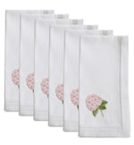 Load image into Gallery viewer, Embroidered Hydrangea Napkin
